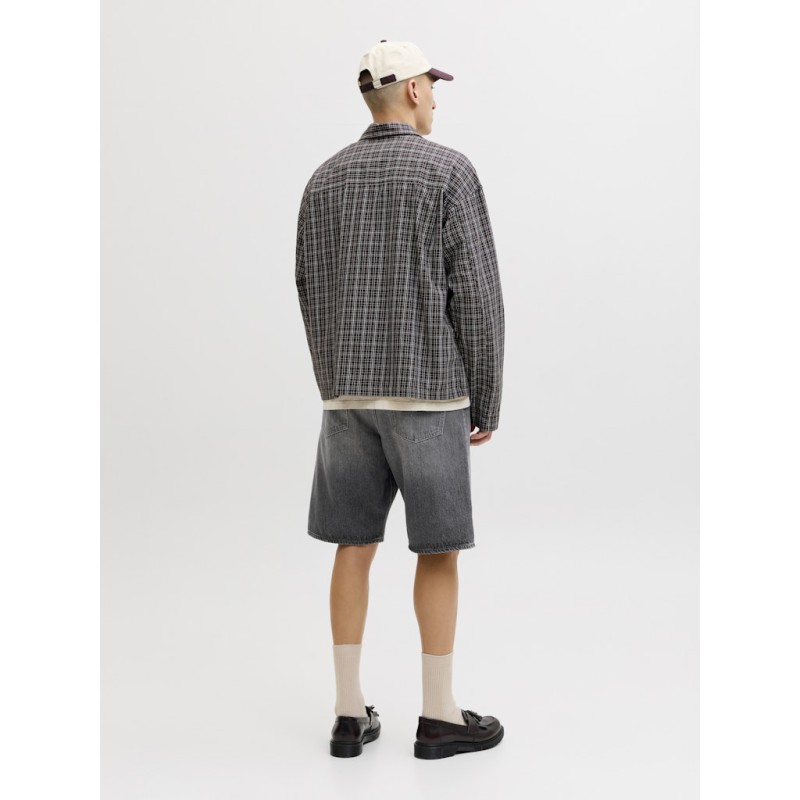 JACK & JONES Alex Baggy Denim Shorts - Black Denim / AM 399