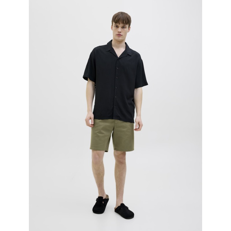 JJ REBEL Sharp Chino Shorts - Deep Lichen Green