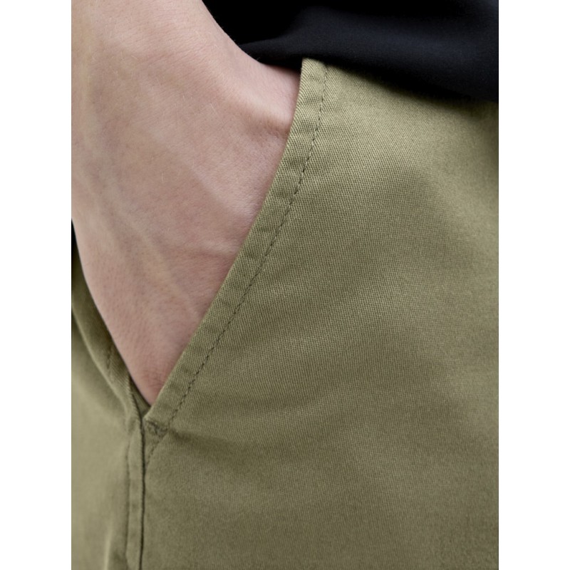 JJ REBEL Sharp Chino Shorts - Deep Lichen Green
