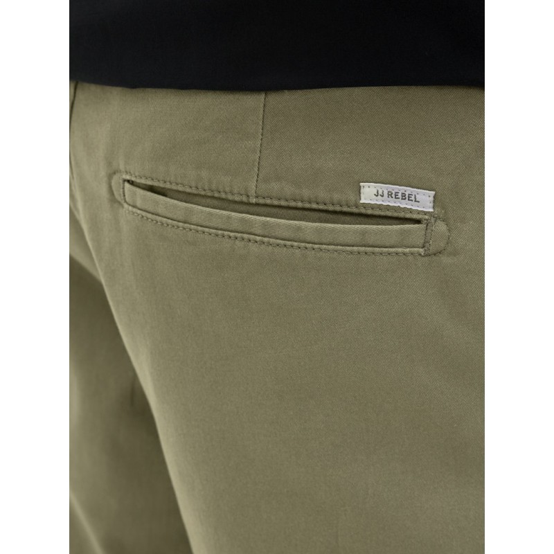 JJ REBEL Sharp Chino Shorts - Deep Lichen Green