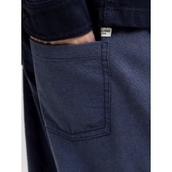 JACK & JONES PLUS Stace Breeze Hør Bukser - Sky Captain