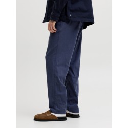 JACK & JONES PLUS Stace Breeze Hør Bukser - Sky Captain