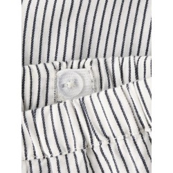 NAME IT Baby Far Stribet Bukser - Cloud Dancer