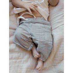 NAME IT Baby Far Stribet Bukser - Cloud Dancer