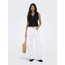 ONLY Gianna Straight Jeans - White Denim
