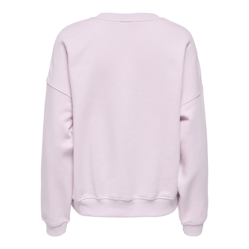 JDY Mesa L/S Broderi Sweatshirt - Winsom Orchid/"Lamour"