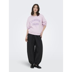 JDY Mesa langærmet sweatshirt - Winsom Orchid / Lamour