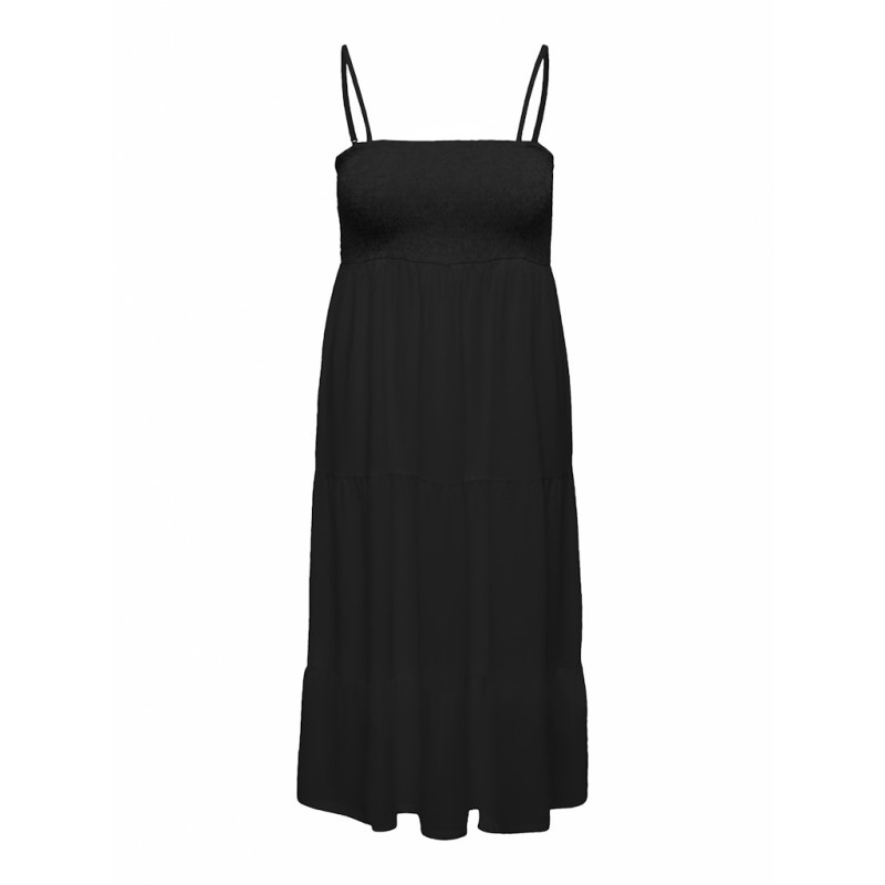 ONLY CARMAKOMA Zelina Smock 3 i 1 Kjole -Sort