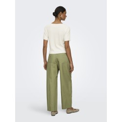 JDY Gaby 2/4 Perle Strik Cardigan - Cloud Dancer