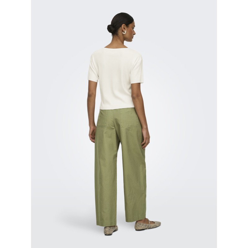 JDY Gaby 2/4 Perle Strik Cardigan - Cloud Dancer