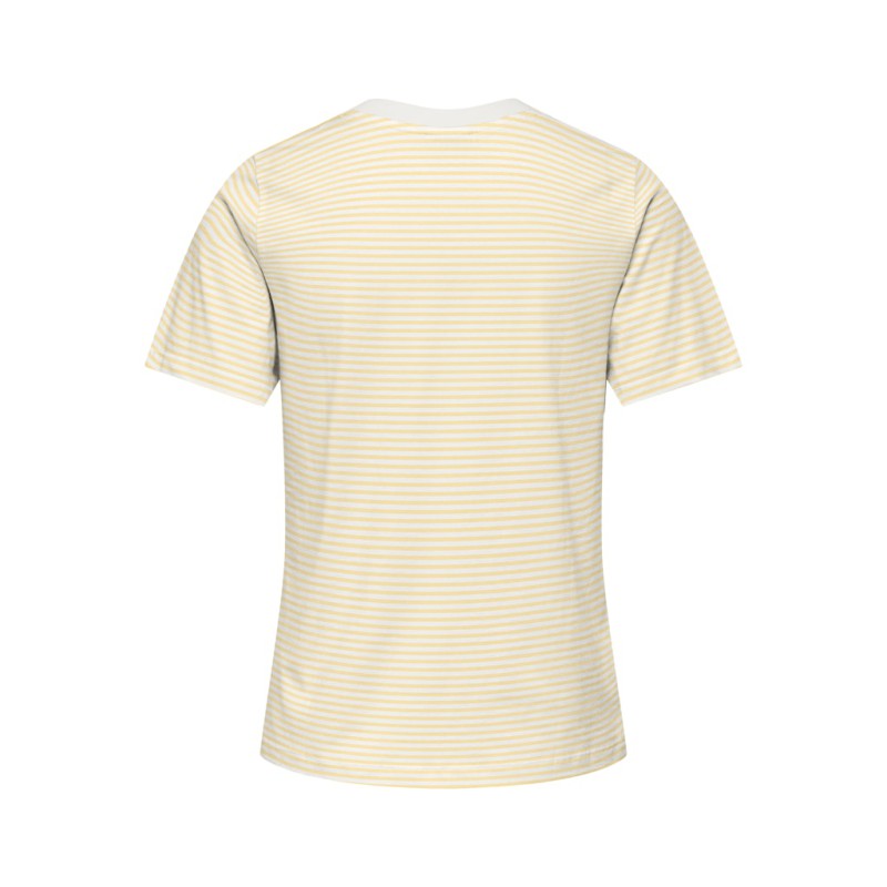 JDY Pisa S/S Print Top - Cloud Dancer / Double Cream