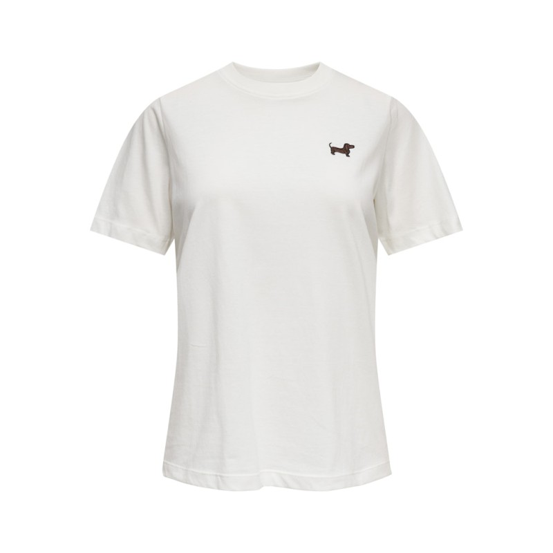 JDY Pisa S/S Print Top - Cloud Dancer / Dog