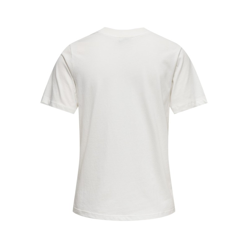 JDY Pisa S/S Print Top - Cloud Dancer / Dog