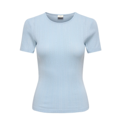 JDY Salsa Mia S/S Top - Cashmere Blue