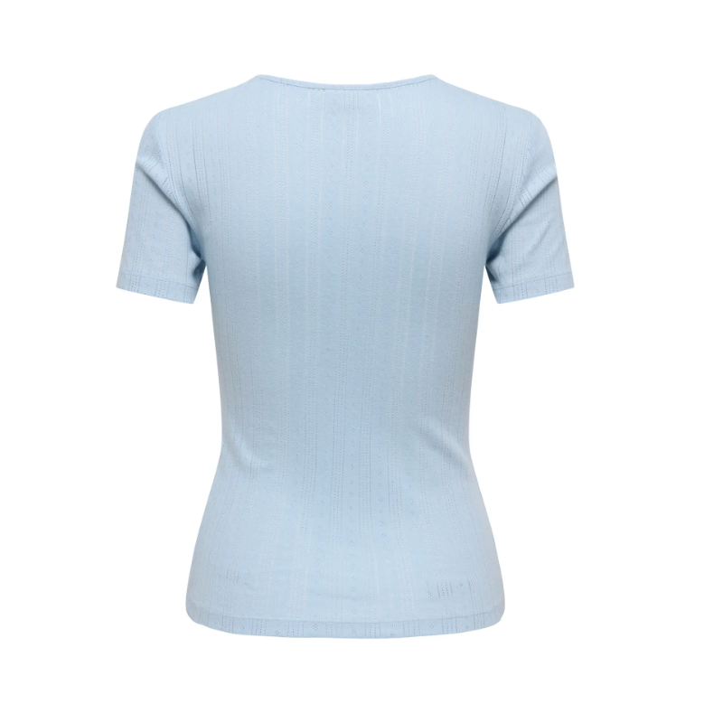 JDY Salsa Mia S/S Top - Cashmere Blue