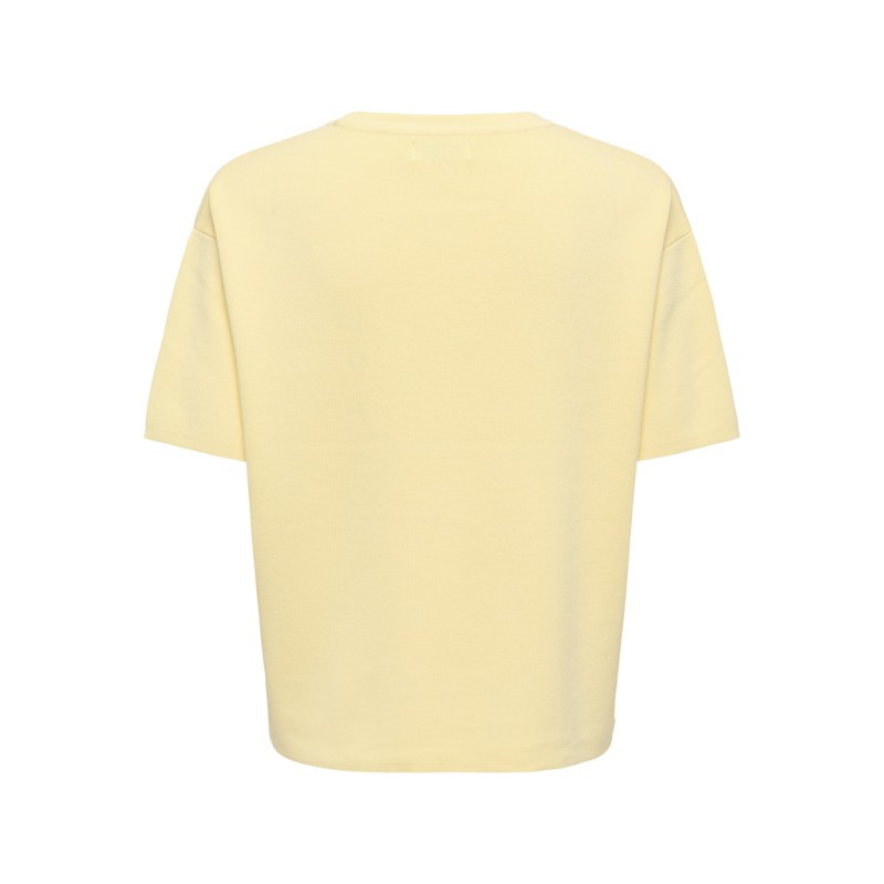 JDY Astra S/S Strik Pullover - Double Cream