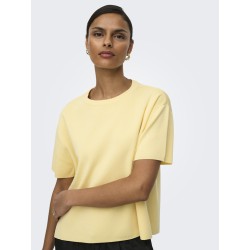 JDY Astra S/S Strik Pullover - Double Cream