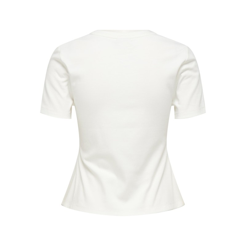 JDY Tessa S/S Top - Cloud Dancer