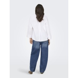 JDY Mio 7/8 Skjorte - Hvid