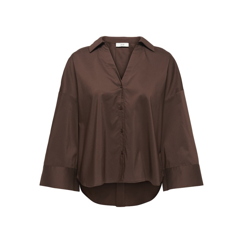 JDY Mio 7/8 Skjorte - Chicory Coffee