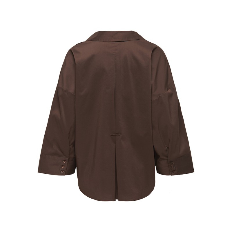 JDY Mio 7/8 Skjorte - Chicory Coffee