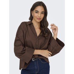 JDY Mio 7/8 Skjorte - Chicory Coffee