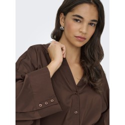 JDY Mio 7/8 Skjorte - Chicory Coffee