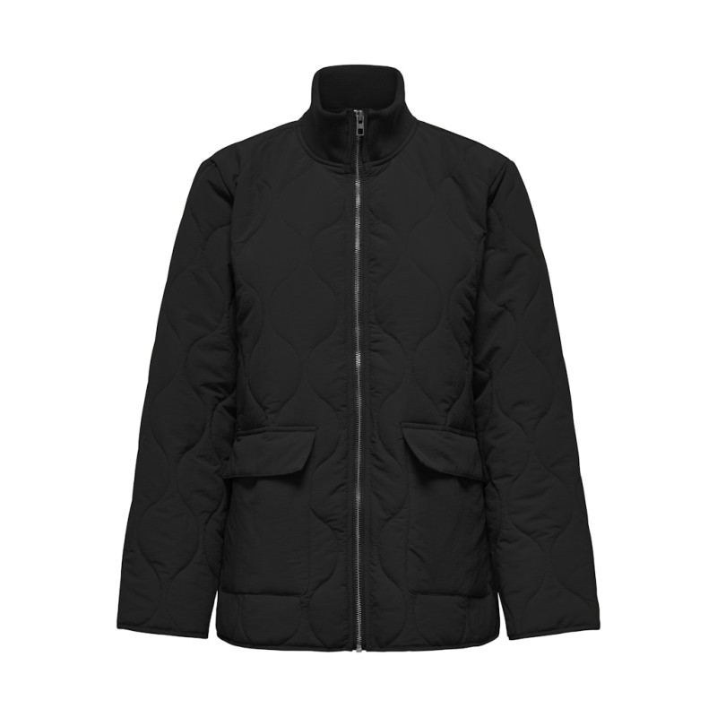 JDY Raya Quiltet Oversize Jakke - Sort