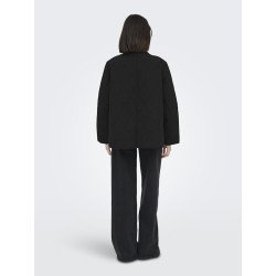 JDY Raya Quiltet Oversize Jakke - Sort