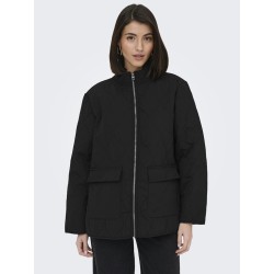 JDY Raya Quiltet Oversize Jakke - Sort