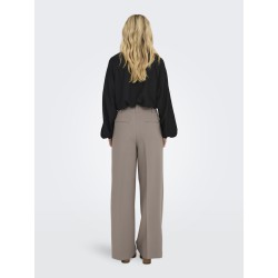 JDY Cille HW Brede Bukser - Driftwood