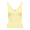 JDY Nanna S/L Strik Top - Pastel Yellow