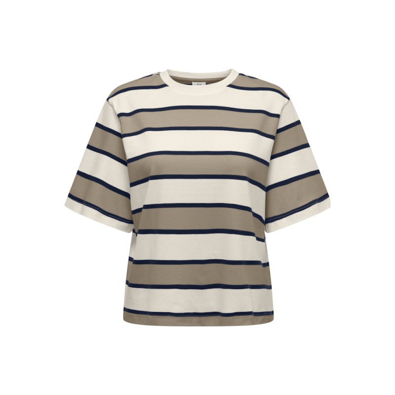 JDY Darling S/S Rund Hals T-shirt - Humus