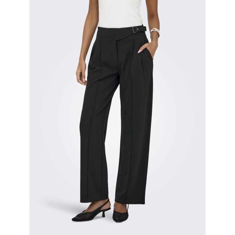 JDY Geggo Buckle Straight Bukser - Sort