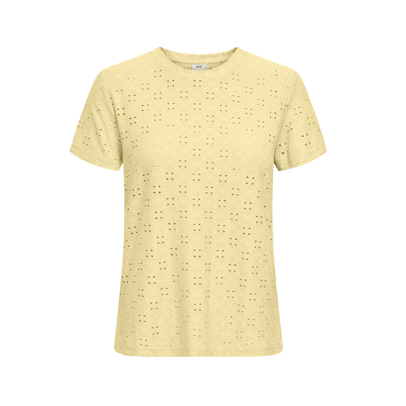 JDY Cathinka S/S T-Shirt - Pastel Yellow