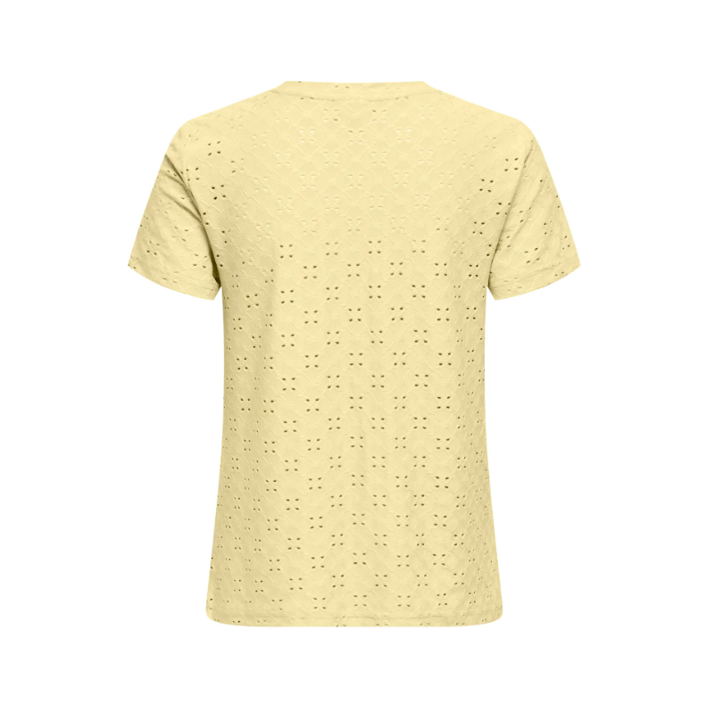 JDY Cathinka S/S T-Shirt - Pastel Yellow