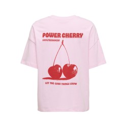 JDY Carla S/S OVersize T-shirt - Pink Lady