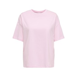 JDY Carla S/S OVersize T-shirt - Pink Lady