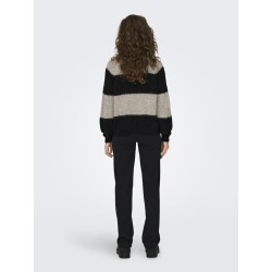 JDY Zoey Raglan Strik - Chateau Gray/Black