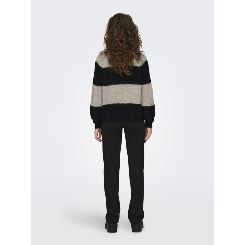 JDY Zoey Raglan Strik - Chateau Gray/Black