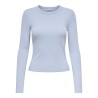 ONLY Val L/S O-Neck Top - Soft Chambray