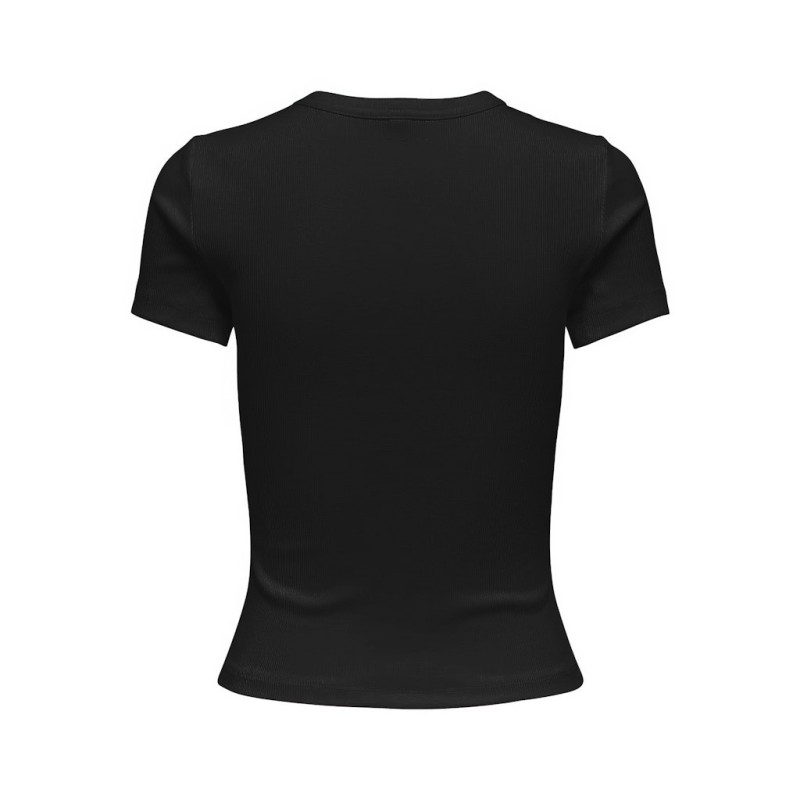 ONLY Val S/S Rund Hals T-shirt - Sort