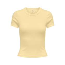 ONLY Val S/S Rund Hals T-shirt - Sunlight
