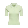 JDY Salsa S/S Polo Top - Sea Foam