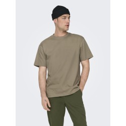 ONLY & SONS Fred Relaxed T-shirt - Desert Taupe