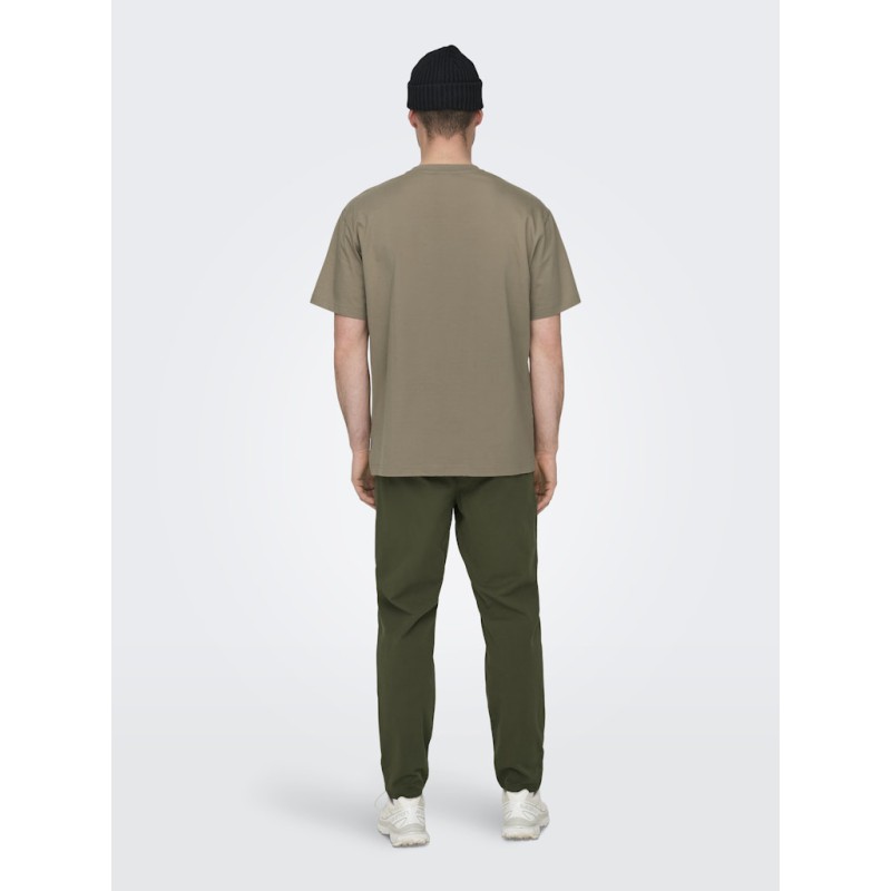 ONLY & SONS Fred Relaxed T-shirt - Desert Taupe