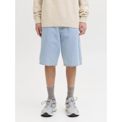 JACK & JONES Junior Alex Baggy Denim Shorts - Blue Denim