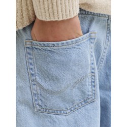 JACK & JONES Junior Alex Baggy Denim Shorts - Blue Denim