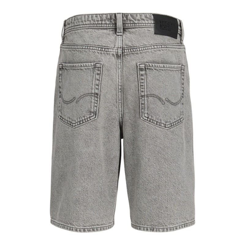 JACK & JONES Junior Alex Baggy Shorts - Grey Denim