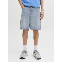 JACK & JONES Junior Tony Relaxed Denim Shorts - Light Blue Denim